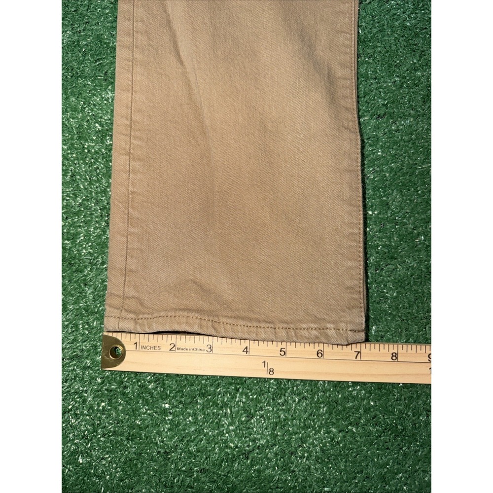 Polo Ralph Lauren Jeans Mens 32x32 Brown Tan Denim Varick Slim Straight - Picture 3 of 6